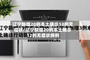 辽宁新增20例本土确诊12例无症状/辽宁新增20例本土确诊12例无症状病例