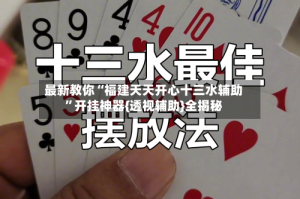 最新教你“福建天天开心十三水辅助”开挂神器{透视辅助}全揭秘