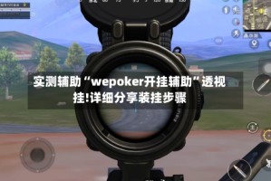 实测辅助“wepoker开挂辅助”透视挂!详细分享装挂步骤