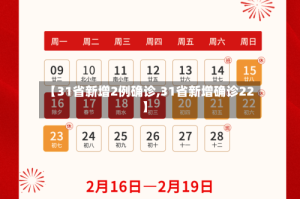 【31省新增2例确诊,31省新增确诊22】