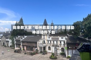 我来教大家“衢州都莱挂多少钱!辅助神器插件下载