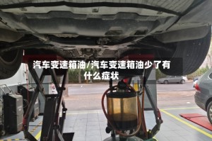 汽车变速箱油/汽车变速箱油少了有什么症状