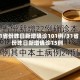 31省份昨日新增确诊101例/31省份昨日新增确诊15例