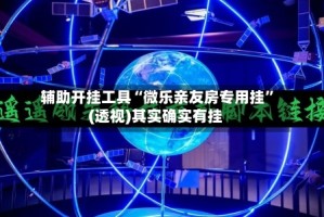 辅助开挂工具“微乐亲友房专用挂”(透视)其实确实有挂