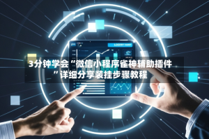 3分钟学会“微信小程序雀神辅助插件”详细分享装挂步骤教程