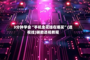 3分钟学会“手机金花挂在哪买”(透视挂)辅助透视教程