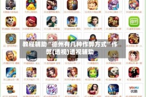 教程辅助“德州有几种作弊方式”作弊(透视)透视辅助