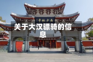 关于大汉骠骑的信息