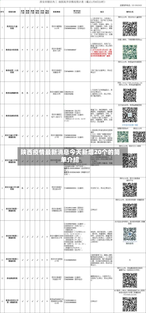 陕西疫情最新消息今天新增20个的简单介绍-第1张图片