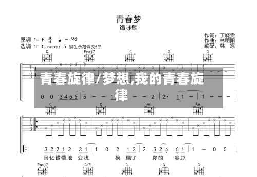 青春旋律/梦想,我的青春旋律-第1张图片
