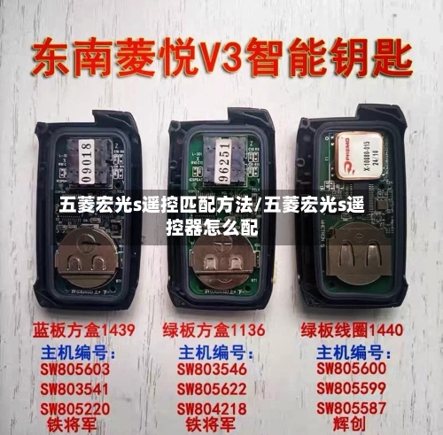 五菱宏光s遥控匹配方法/五菱宏光s遥控器怎么配-第3张图片