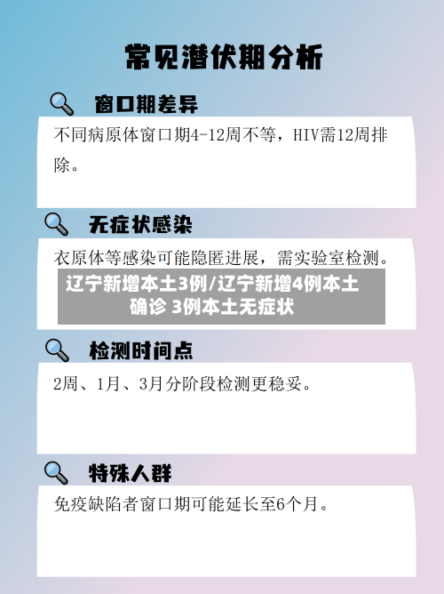 辽宁新增本土3例/辽宁新增4例本土确诊 3例本土无症状-第1张图片