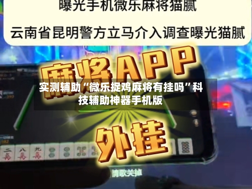 实测辅助“微乐捉鸡麻将有挂吗	”科技辅助神器手机版-第2张图片