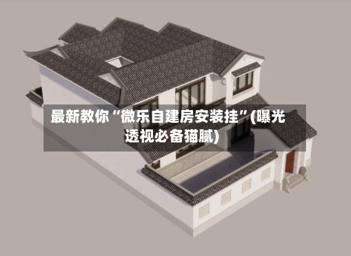 最新教你“微乐自建房安装挂”(曝光透视必备猫腻)-第1张图片