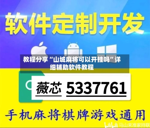 教程分享“山城麻将可以开挂吗”详细辅助软件教程-第3张图片