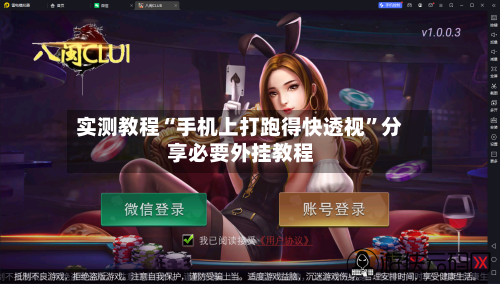 实测教程“手机上打跑得快透视”分享必要外挂教程-第1张图片