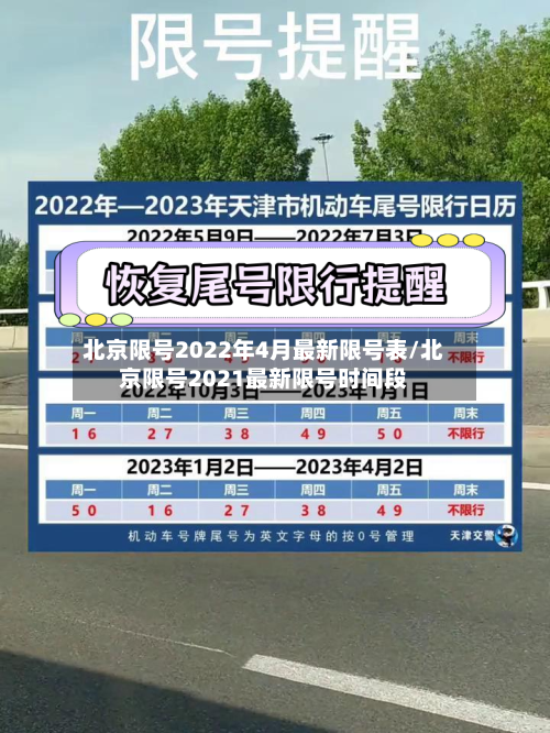 北京限号2022年4月最新限号表/北京限号2021最新限号时间段-第2张图片