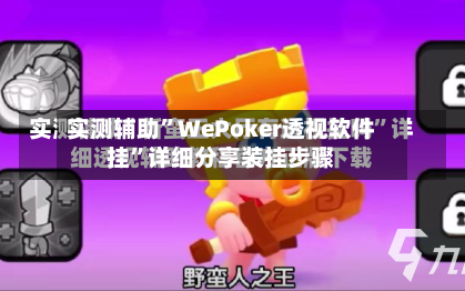 实测辅助	”WePoker透视软件挂”详细分享装挂步骤-第2张图片