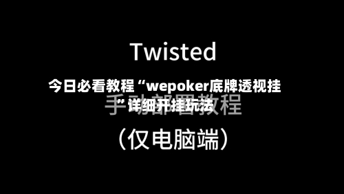 今日必看教程“wepoker底牌透视挂	”详细开挂玩法-第1张图片