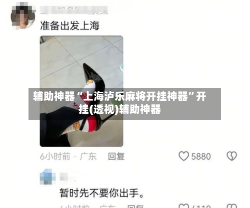 辅助神器“上海泸乐麻将开挂神器	”开挂(透视)辅助神器-第1张图片