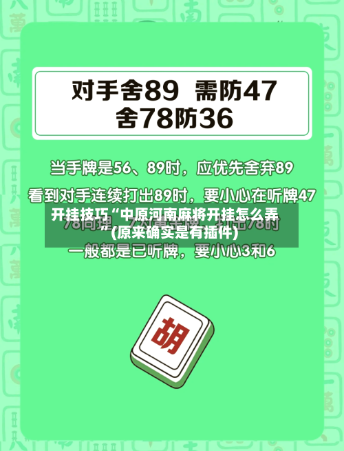 开挂技巧“中原河南麻将开挂怎么弄”(原来确实是有插件)-第2张图片