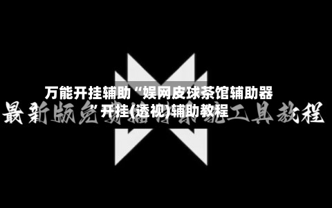 万能开挂辅助“娱网皮球茶馆辅助器”开挂(透视)辅助教程-第3张图片