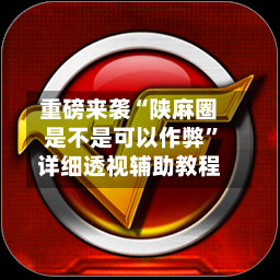 重磅来袭“陕麻圈是不是可以作弊”详细透视辅助教程-第2张图片