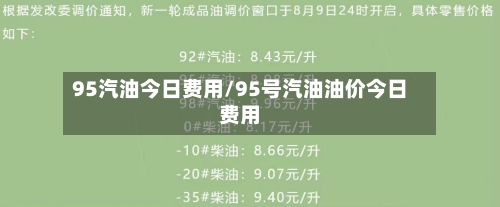 95汽油今日费用/95号汽油油价今日费用-第1张图片