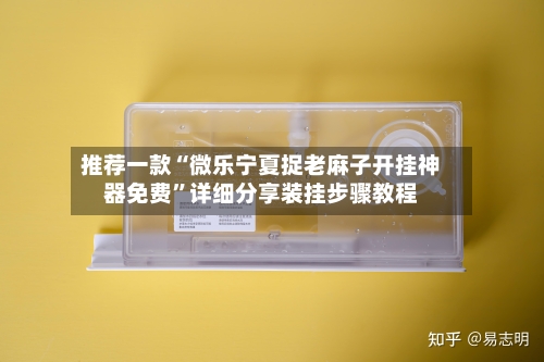 推荐一款“微乐宁夏捉老麻子开挂神器免费”详细分享装挂步骤教程-第1张图片