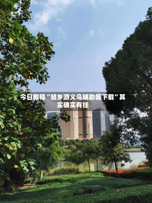 今日教程“越乡游义乌辅助器下载”其实确实有挂-第2张图片