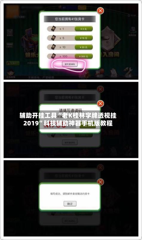 辅助开挂工具“老K桂林字牌透视挂2019	”科技辅助神器手机版教程-第3张图片