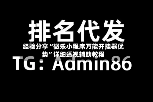 经验分享“微乐小程序万能开挂器优势”详细透视辅助教程-第2张图片