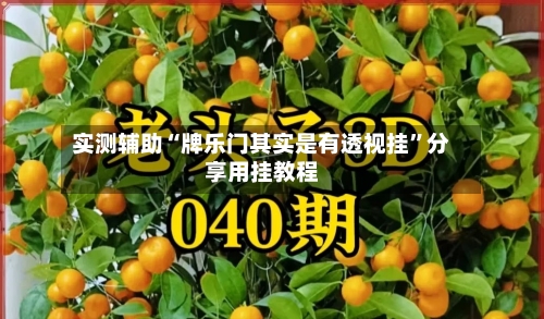 实测辅助“牌乐门其实是有透视挂	”分享用挂教程-第1张图片