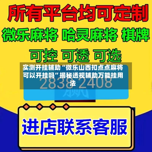实测开挂辅助“微乐山西扣点点麻将可以开挂吗	”揭秘透视辅助万能挂用法-第2张图片