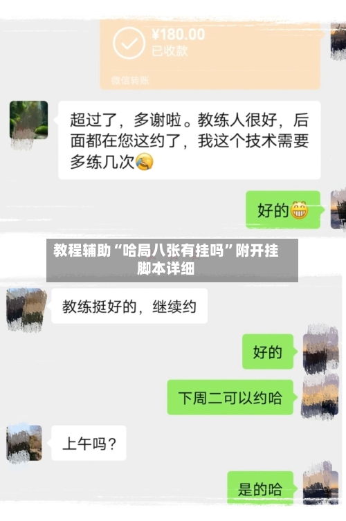 教程辅助“哈局八张有挂吗	”附开挂脚本详细-第1张图片