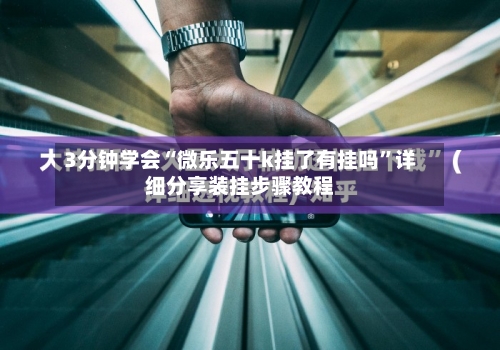 3分钟学会“微乐五十k挂了有挂吗”详细分享装挂步骤教程-第1张图片