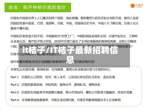 it桔子/IT桔子最新招聘信息-第2张图片