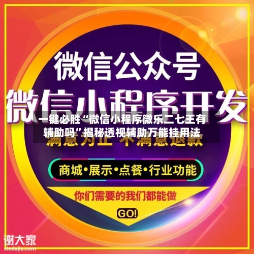 一键必胜“微信小程序微乐二七王有辅助吗”揭秘透视辅助万能挂用法-第1张图片