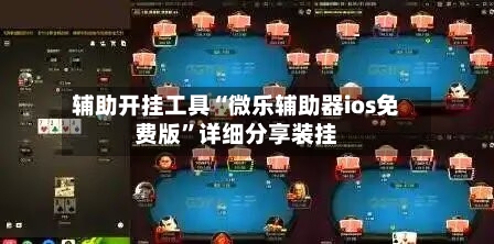 辅助开挂工具“微乐辅助器ios免费版”详细分享装挂-第2张图片