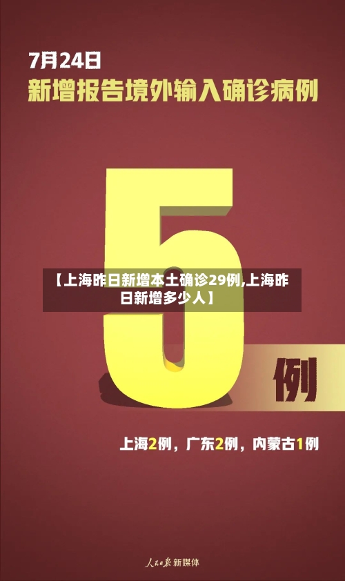 【上海昨日新增本土确诊29例,上海昨日新增多少人】-第2张图片