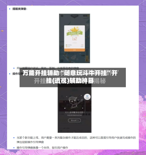 万能开挂辅助“随意玩斗牛开挂	”开挂(透视)辅助神器-第1张图片