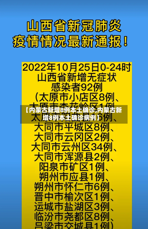 【内蒙古新增8例本土确诊,内蒙古新增8例本土确诊病例】-第2张图片