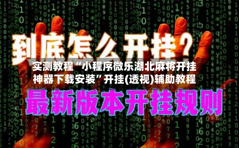 实测教程“小程序微乐湖北麻将开挂神器下载安装	”开挂(透视)辅助教程-第1张图片