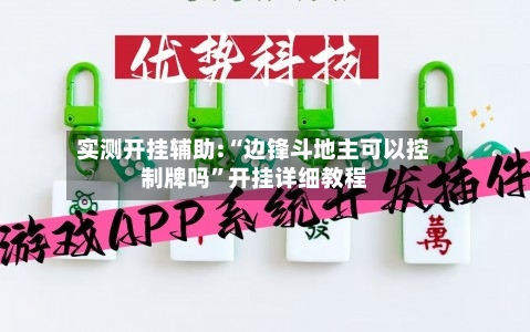 实测开挂辅助:“边锋斗地主可以控制牌吗”开挂详细教程-第1张图片