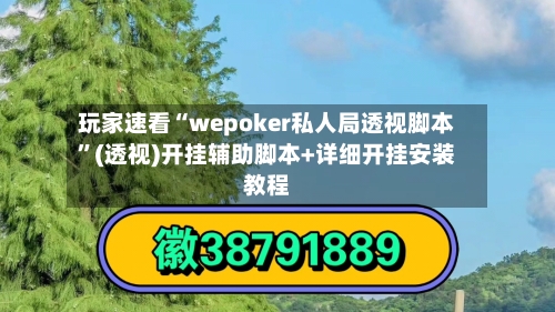 玩家速看“wepoker私人局透视脚本”(透视)开挂辅助脚本+详细开挂安装教程-第1张图片