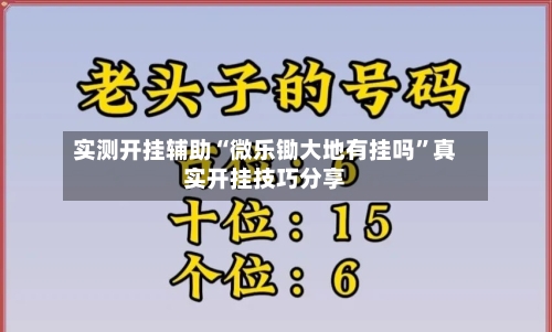 实测开挂辅助“微乐锄大地有挂吗	”真实开挂技巧分享-第1张图片