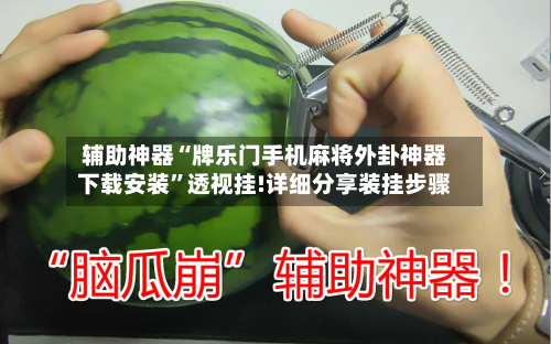 辅助神器“牌乐门手机麻将外卦神器下载安装”透视挂!详细分享装挂步骤-第1张图片