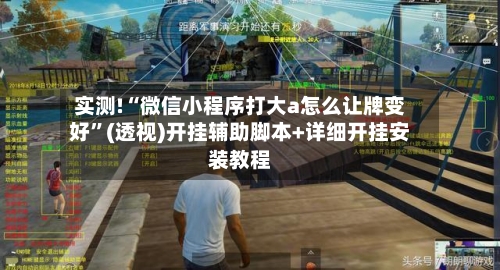 实测!“微信小程序打大a怎么让牌变好”(透视)开挂辅助脚本+详细开挂安装教程-第1张图片