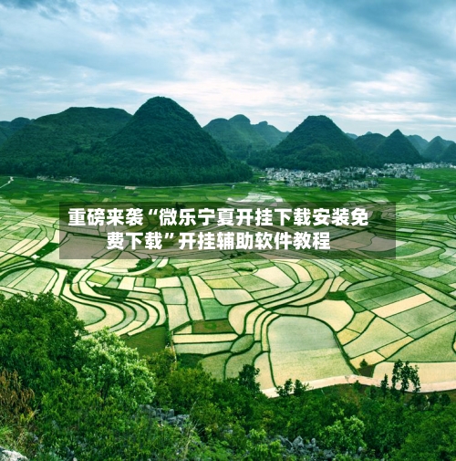 重磅来袭“微乐宁夏开挂下载安装免费下载	”开挂辅助软件教程-第1张图片