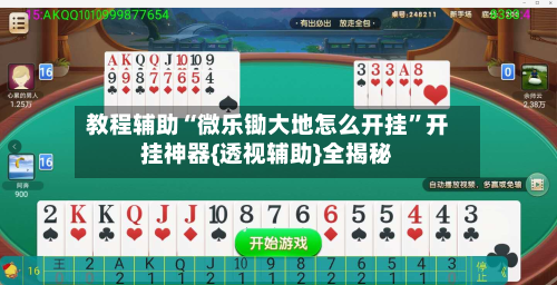 教程辅助“微乐锄大地怎么开挂”开挂神器{透视辅助}全揭秘-第1张图片